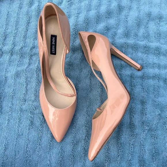 Tan Nine West Heels - Picture 1 of 5